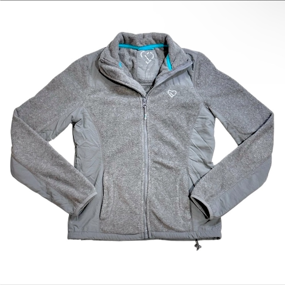 Aeropostale Full Zip Grey Fleece Jacket